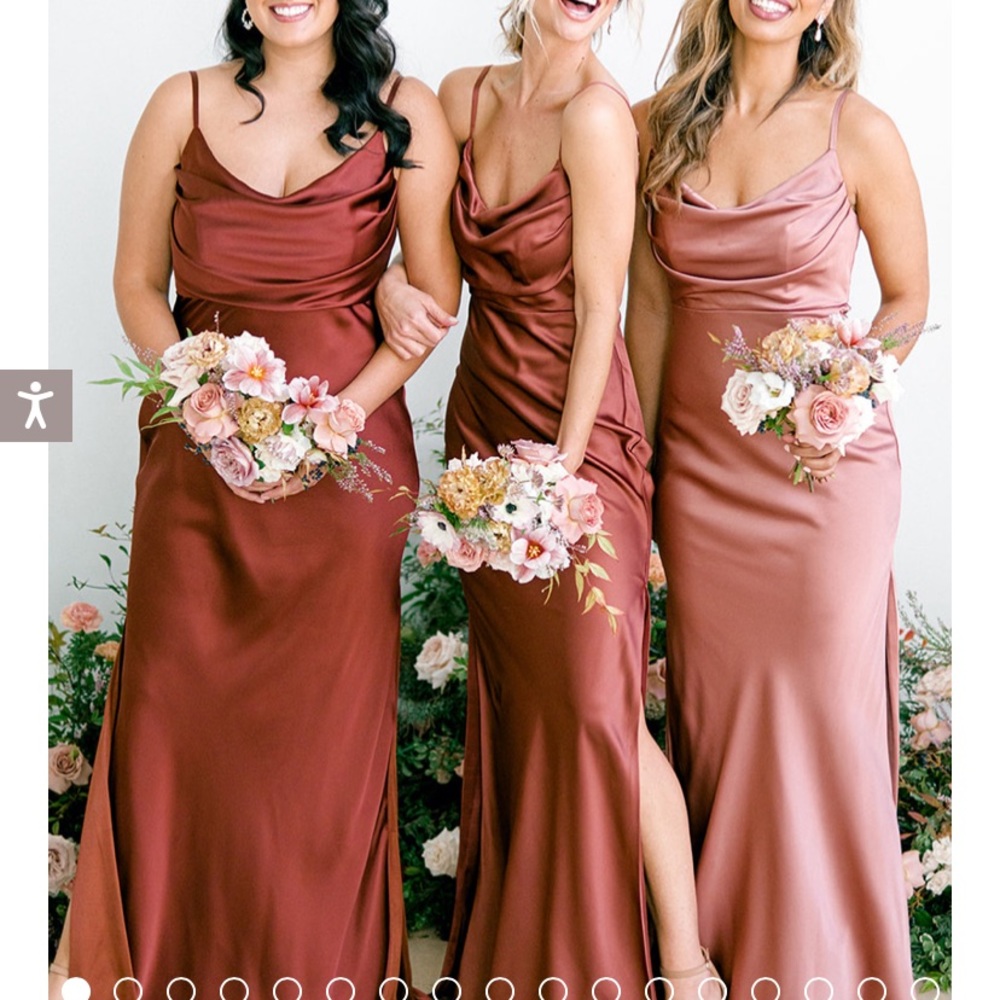 Revelry Skye Satin - Black - Bridesmaid